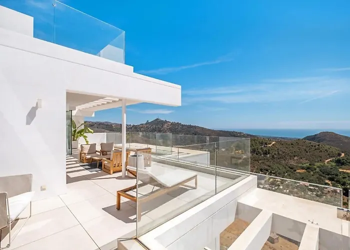 Luxury Penthouse Rooftop Pool Jacuzzi Ocean Views Palo Alto Marbella Ojén foto