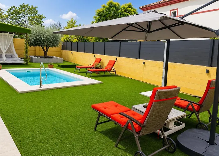 Casa Andaluza Con Piscina Y Jardin Privado En Gelves A 15 Minutos Del Centro De Sevilla fotorgafie