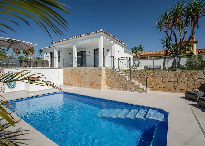 Villa Las Farolas - Luxury Villa El Faro 米哈斯科斯塔照片